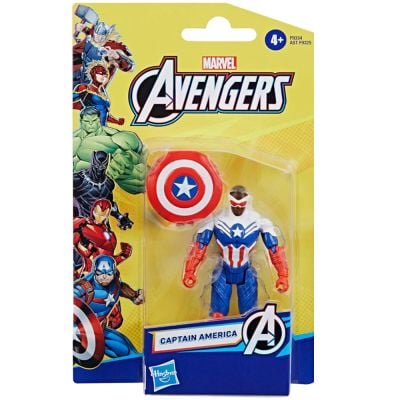 Фигурка с аксесоар, Marvel Avengers, Captain America, 10 см