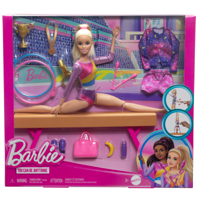 Кукла гимнастичка с аксесоари, Barbie, HRG52
