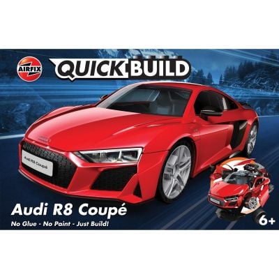 Строителен комплект, Airfix Quickbuild, Audi R8 Coupe, 45 части