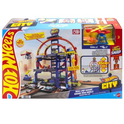 Комплект за игра с колички, Hot Wheels City, Mega Garage, JBM74