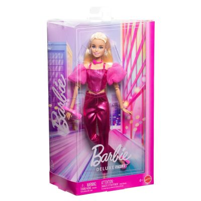 Кукла Barbie, Deluxe Style, Metallic Pink Outfit, JFP40