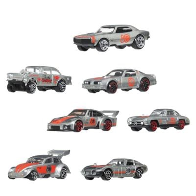 Комплект 7 колички., Hot Wheels, 80Th Anniversary, Replay The Classics, 1:64, JHF01