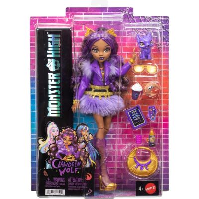 Кукла с аксесоари Monster High, Clawdeen Wolf, JHK30