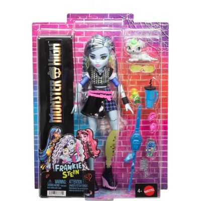 Кукла с домашен любимец, Monster High, Frankie Stein и Watzie, JHK31