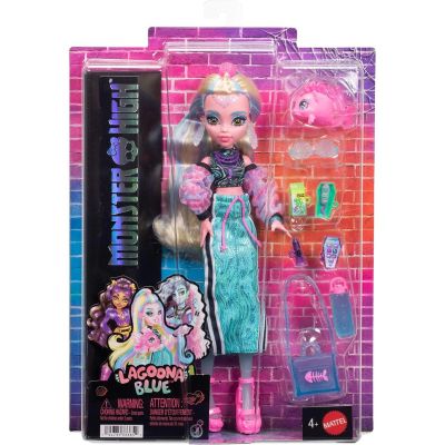Кукла с домашен любимец, Monster High, Lagoona Blue и Neptuna, JHK33