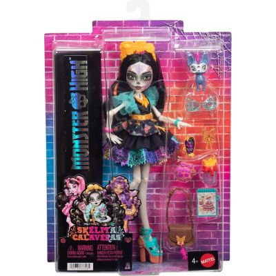 Кукла с домашен любимец, Monster High, Skelita Calaveras, JHK34