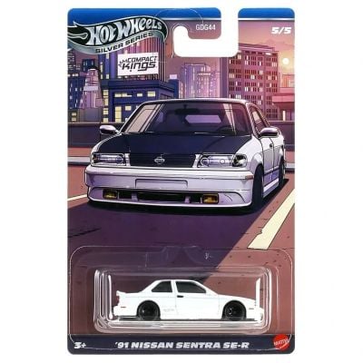 Метална количка, Hot Wheels, Silver Series, 91 Nissan Sentra SE-R, 1:64