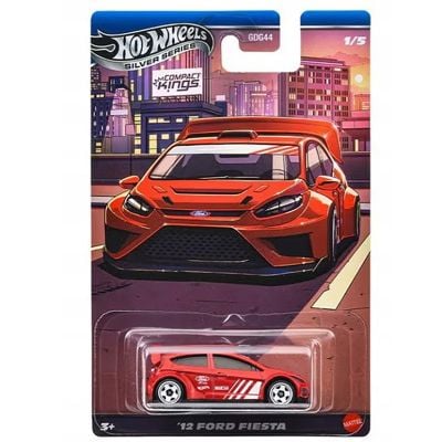 Метална количка, Hot Wheels, Silver Series, 12 Ford Fiesta, 1:64