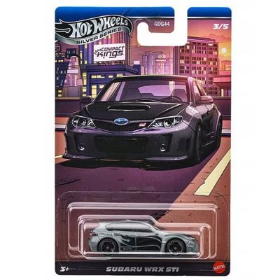 Метална количка, Hot Wheels, Silver Series, Subaru WRX STI, 1:64
