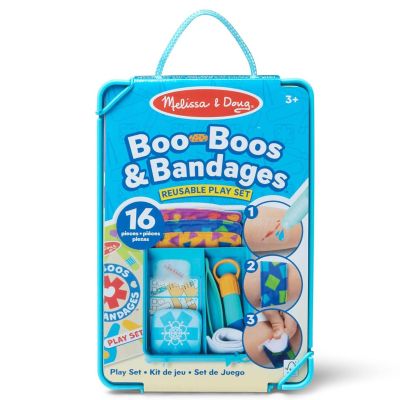 Комплект за първа помощ Melissa & Doug с бинтове за многократна употреба, 16 части, 6074904