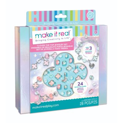 Комплект за изработка на бижута, Make It Real, Clover The Top, 28 части