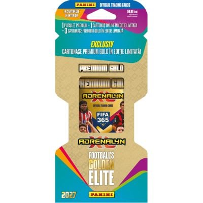 Комплект 14 карти, Panini, FIFA 365 Adrenalyn XL 2027, Ecoblister Premium Gold
