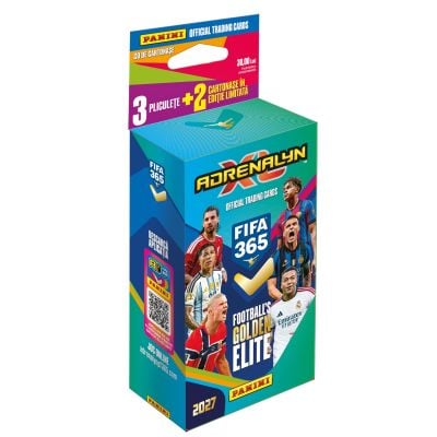 Комплект 20 карти, Panini, FIFA 365 Adrenalyn XL 2027, Ecoblister Golden Elite