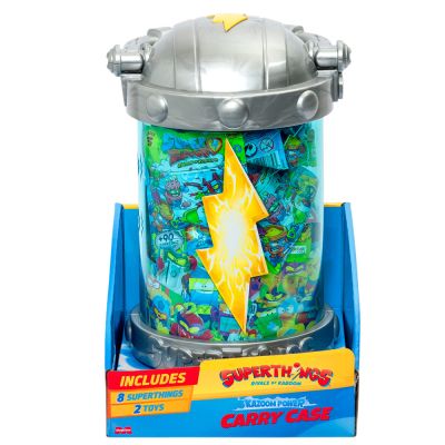 Комплект 8 фигурки и 2 играчки, SuperTings, Kazoom Power, Carry Case