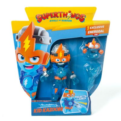 Комплект 2 фигурки, Superthings, Kazoom Power Mission Kids, Kid Kazoom и Energoal