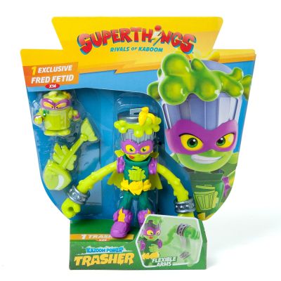 Комплект 2 фигурки, Superthings, Kazoom Power Mission Kids, Trasher и Fred Fetid