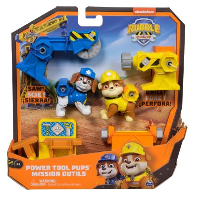 Комплект за игра с 2 фигурки и инструменти, Paw Patrol, Power Tool Pups, 6071661