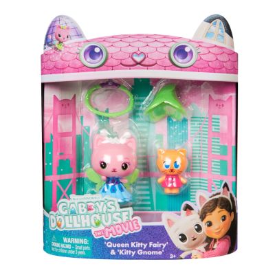 Комплект 2 фигурки Gabbys Dollhouse, Queen Kitty Fairy и Kitty Gnome, 20151835