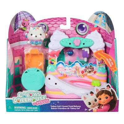 Комплект за игра с фигурки, Gabbys Dollhouse, Cakey Cats Sweet Treat Balcony, 20152985