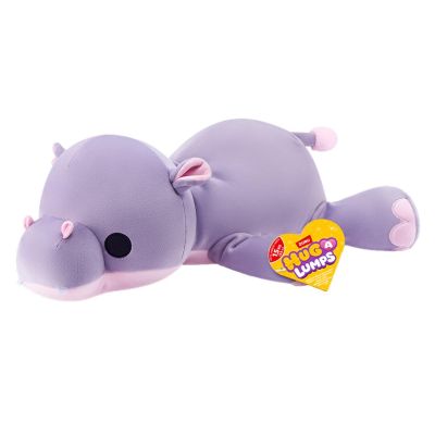 Супер мека плюшена играчка, Hug A Lumps, S2, Хипопотамът Харли, 60 см