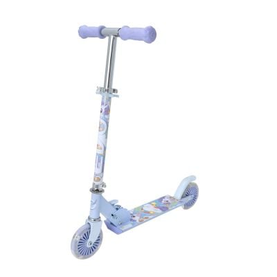 Тротинетка с 2 колела, сгъваема, Evo, Light Up Inline Scooter, Еднорози