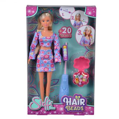 Комплект за игра с кукла Steffi Love, Hair Beads