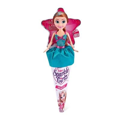 Кукла принцеса Sparkle Girlz, Синя, 27 см