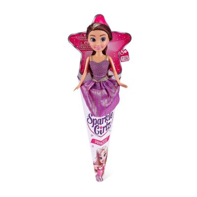 Кукла принцеса Sparkle Girlz, Лилава, 27 см