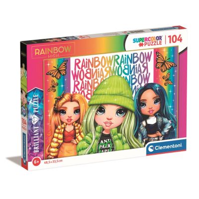 Пъзел Clementoni, Rainbow High Brilliant, 104 части