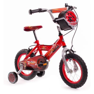 Велосипед с помощни колела, Huffy, Disney Cars, 12 инча