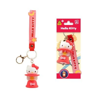 Ключодържател със светлини и каишка, Yume, Hello Kitty and Friends, Camping Lamp Series, Hello Kitty