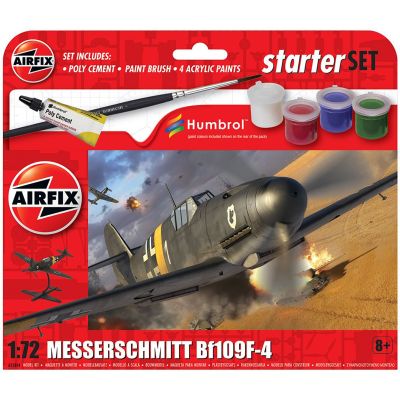 Строителен комплект, Airfix Starter Set, Messerschmitt Bf109F-4, 30 части