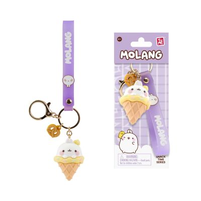 Ключодържател с висулка и каишка, Yume, Molang, Snack Time Series
