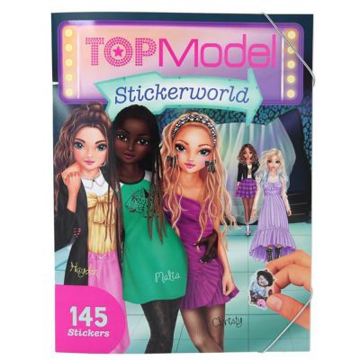 Книжка със стикери Depesche, TopModel, Stickerworld