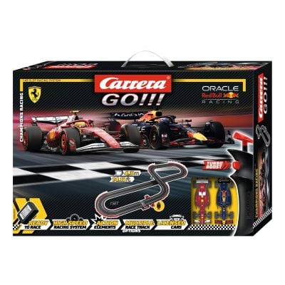 Комплект състезателна писта с 2 колички, Carrera, Champions Racing