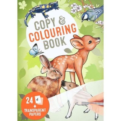 Книжка за оцветяване и копиране Depesche, Wildlife