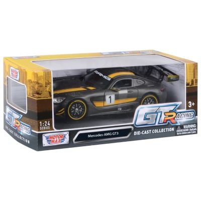 Количка Motormax, Mercedes-Amg Gt3 Gt Racing, 1:24