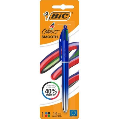 Автоматична химикалка с 4 цвята, Bic, Smooth Gradient