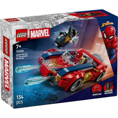 LEGO® Super Heroes - Спайдърмен с кола срещу Венъм във Върколака (76336)