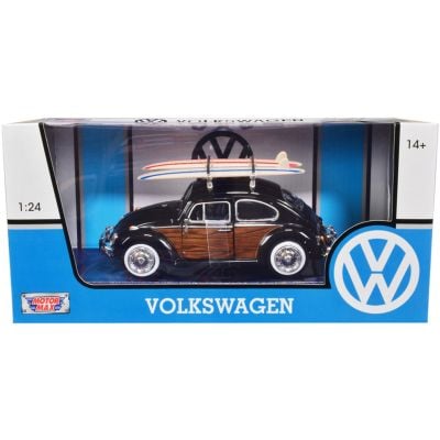 Количка Motormax, Volkswagen Beetle Surf Board, 1:24
