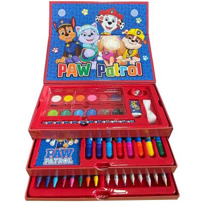 Комплект за оцветяване в кутия с чекмеджета, Paw Patrol, 31 части