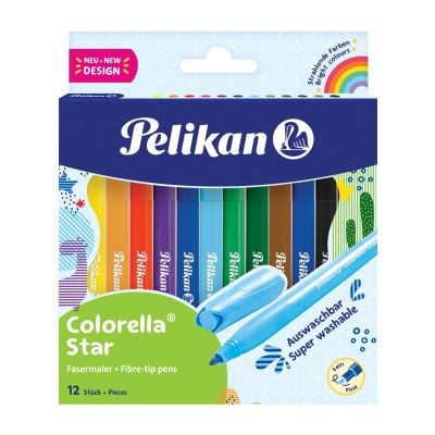 Комплект 12 флумастера Colorella Star, Herlitz, C302