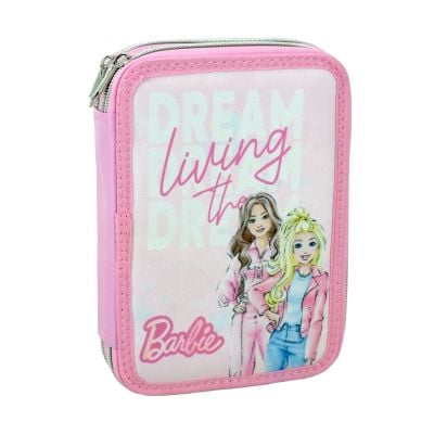 Ученически несесер с две отделения и принадлежности, Barbie, Living the Dream