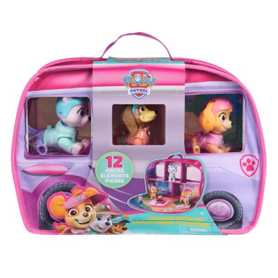 Комплект за игра с фигурки, Paw Patrol, Skyes World Rescue Camper, 6074035