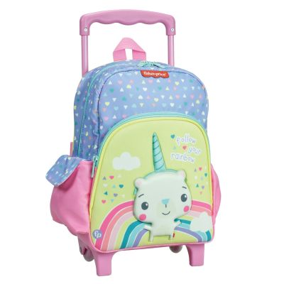 Раница за детска градина тип куфар с 1 отделение, Fisher Price, Unicorn