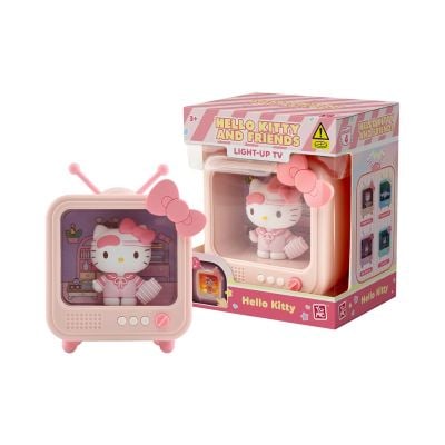 Лампа с фигурка, Yume, Hello Kitty and Friends, Light-up TV, Hello Kitty