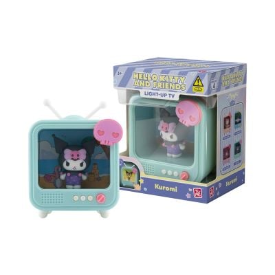Лампа с фигурка, Yume, Hello Kitty and Friends, Light-up TV, Kuromi