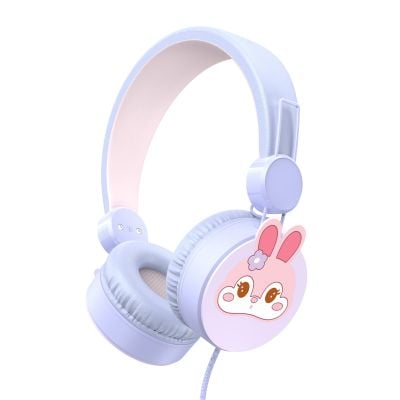 Аудио слушалки със заешки ушички и вграден микрофон, Noriel On-Ear