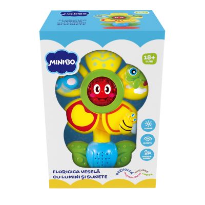 Бебешка играчка, Minibo, Весело Цветенце
