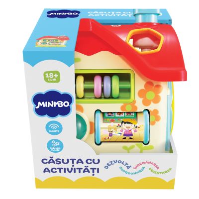 Бебешка играчка Minibo - Къщичка с приключения